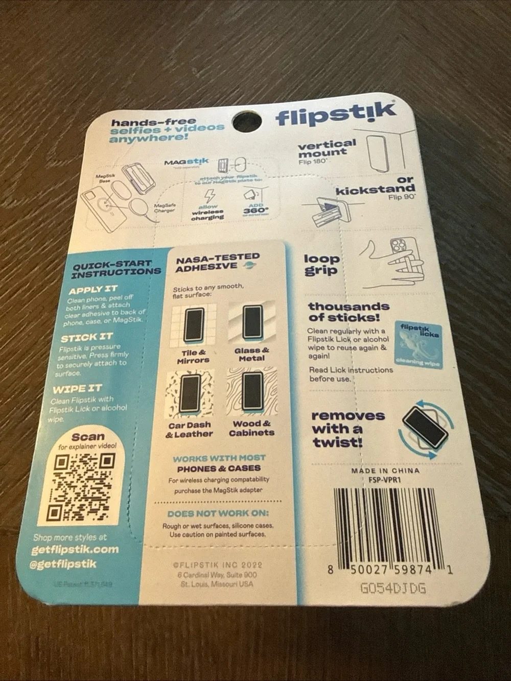 Multi-Surface Mount, Grip & Stand - Blue
